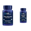 Life Extension Two-Per-Day 120-Tablet Multi-Vitamin & 1700mcg Optimized Folate 100-Tablet Heart & Brain Support Bundle