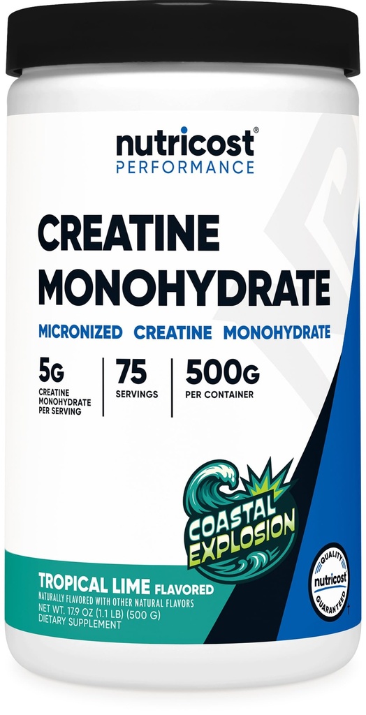 富水合物粉末(Coastal Explosion, 500 gram) - 微量化的克里丁补充剂 - Vegan, GMO- Free, Gluten Free