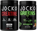 Jocko Fuel Greens & Creatine Bundle - Greens & Superfood Powder + Creatine Powder 燃料绿化和油炸锅