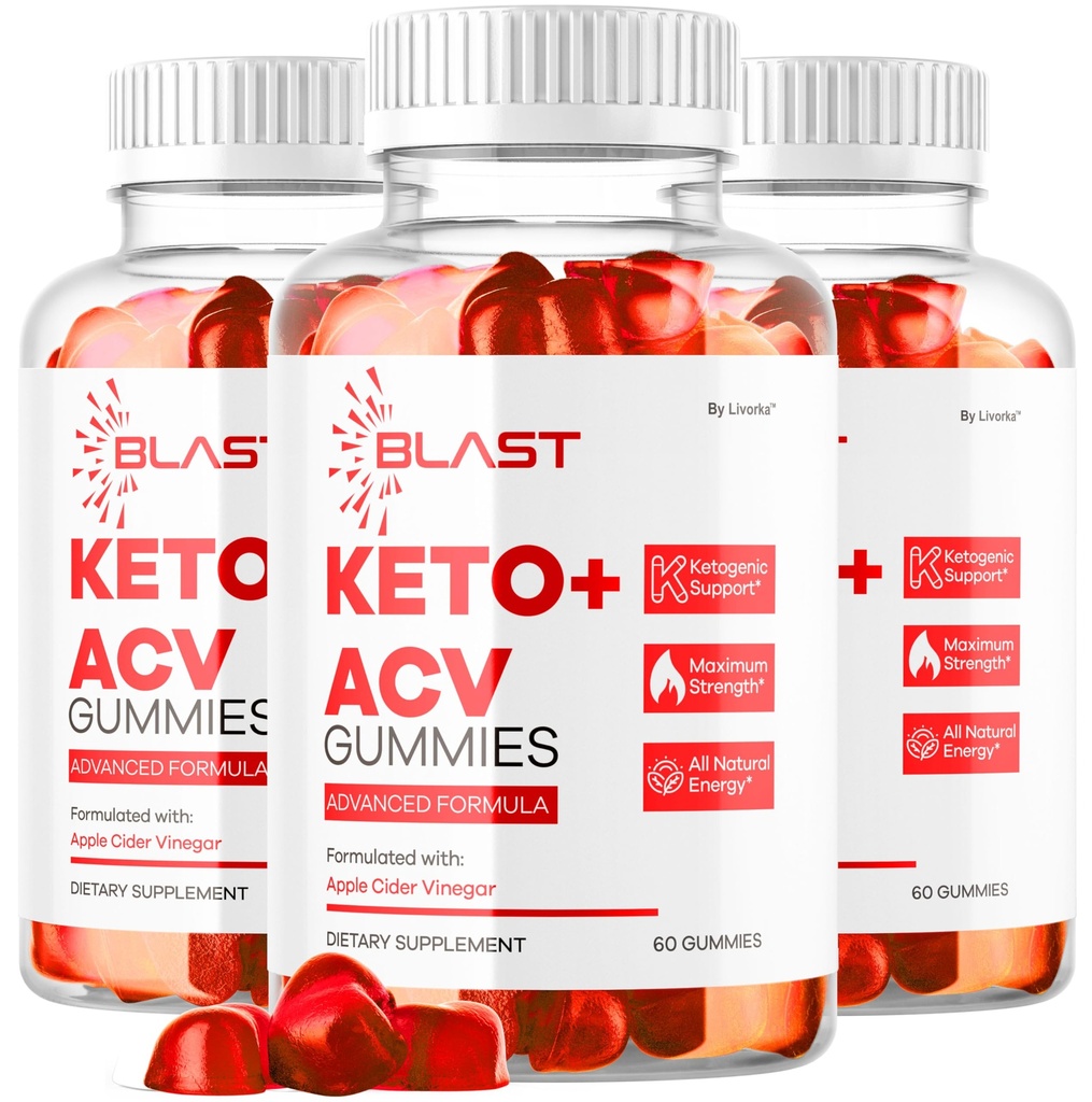 (3 Pack) Blast Keto ACV Gummies - Official Blast Keto ACV Advanced Premium 1050MG Vitamin Gummys, Blast Keto All Natural Apple Cider Vinegar Formula, BlastKeto ACV Review, 180 Gummies for 3 Months