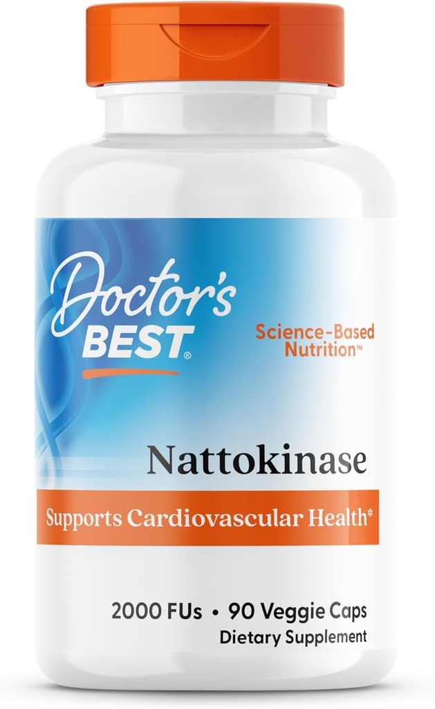 Doctor's Best Nattokinase 2,000 Fus - 90 Veggie Caps