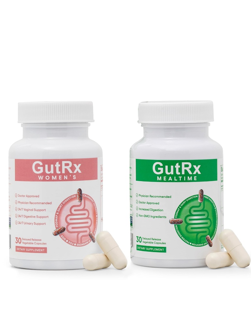 与Cranberry、D-Mannose & Prebiotics + 消化酶Lactase、Lipase & Bromelain 用于FODMAP、Carb、Fat & Protein 用于Bloating、燃气和食品的分解