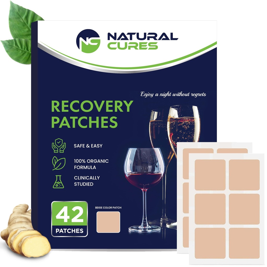 42-Pack Party Patches - Wake Up Refreshed and Energized with Skin-Friendly Patch - Strong Adhesive for Secure Fit - Natural Ingredients for Quick Recovery (Beige (42 Count))