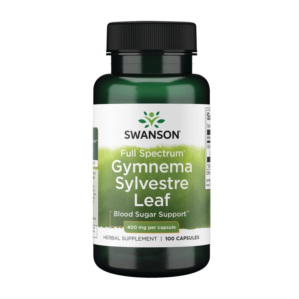 Swanson Full Spectrum Gymnema Sylvestre Leaf - 传统阿尤尔维迪克草药 - (100 Capsules)