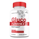 (1 Pack) Gluco Advance Capsules, All Natural Supplement Maximum Strength, Gluco Advance Premium Blood Formula Pills, 1 Month Supply