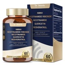 Totaria NMNH 500mg (Dihydronicotinamide Mononucleotide), Premium NMN Alternative Supplement w/Niacinamide (Vitamin B3), Quercetin, Trans-Resveratrol, 60 Ct