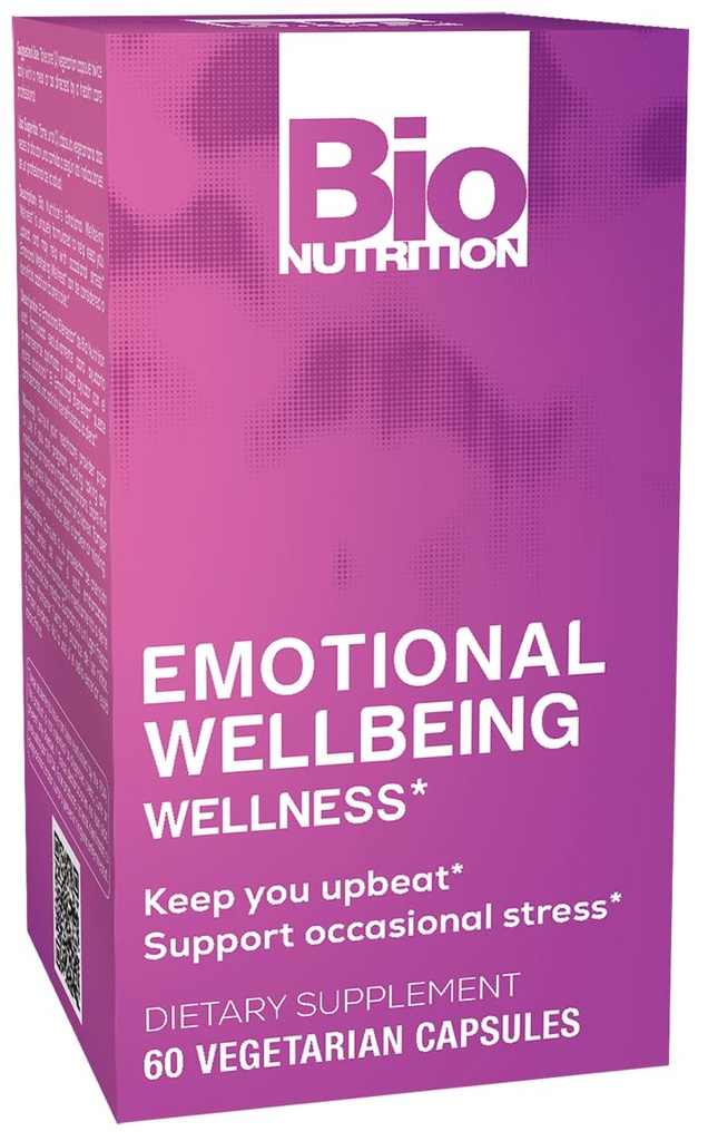 Bio Nutrition Emotional Wellbeing, 60 Vegetarian Capsules