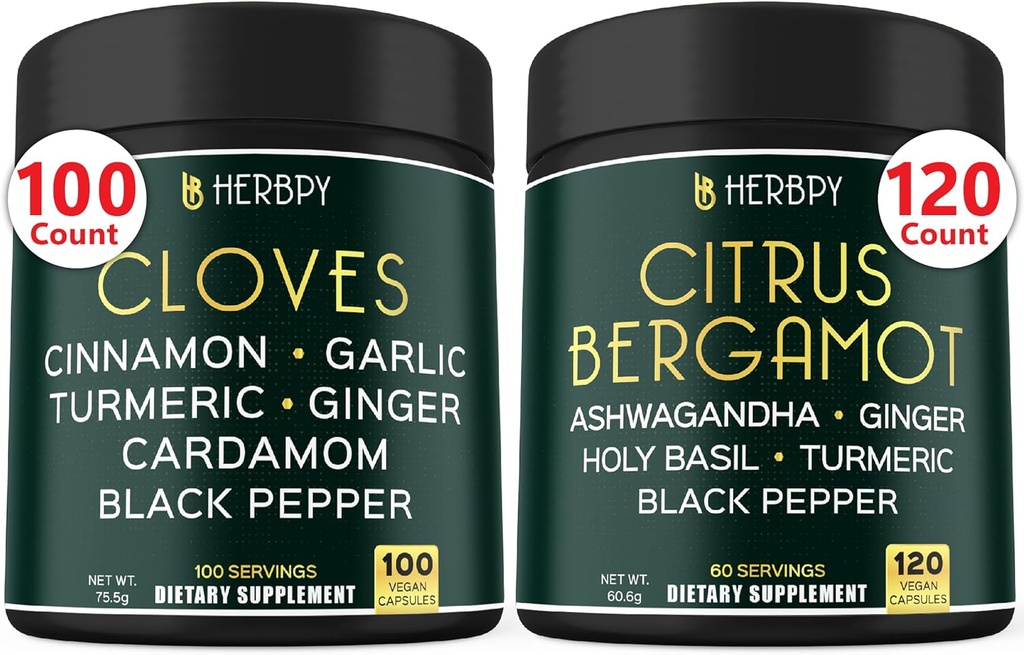 Bundle 7in1 Cloves 补充 & 6in1 Citrus Bergamot 复合体补充