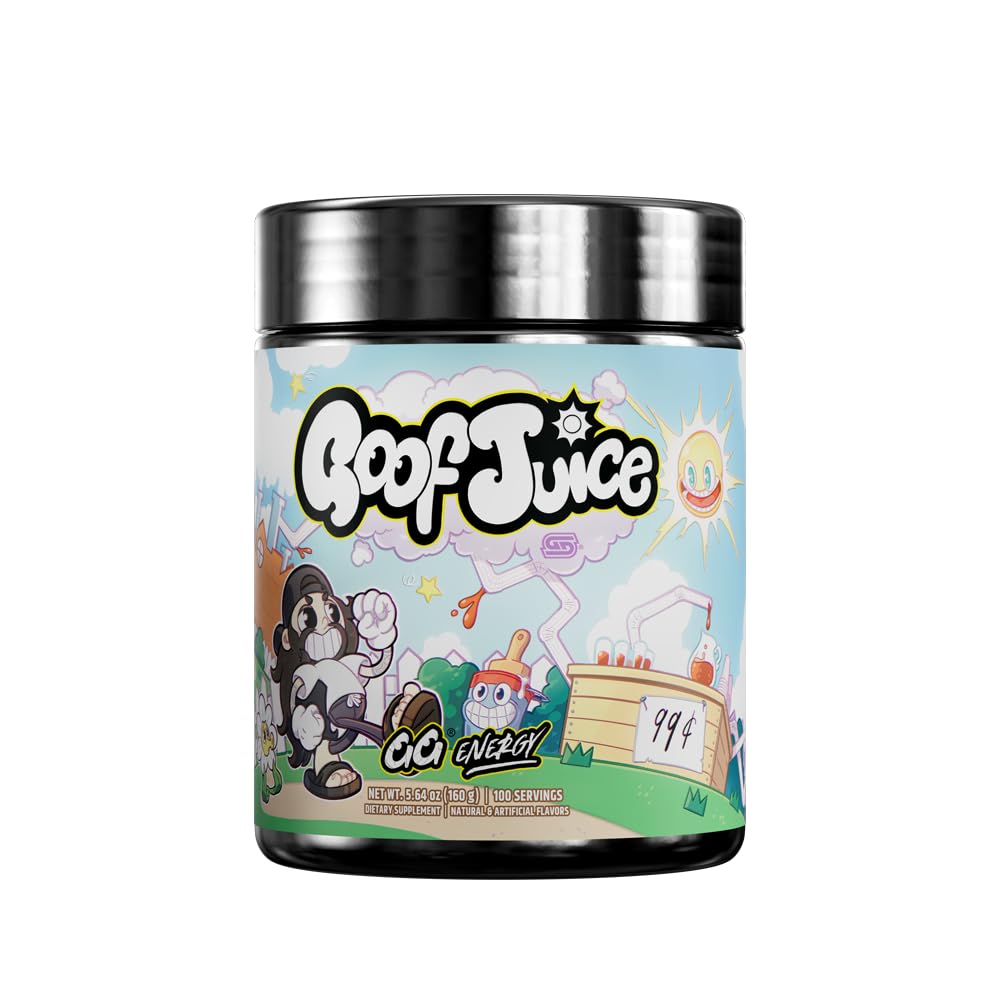 Gamer Supps GG Energy - Goof Juice by MoistCr1TiKaL (100 Servings) - Keto Friendly Gaming Energy and Nootropic Blend, Sugar Free + Organic Caffeine + Vitamins + Immune Support, Powder Drink
