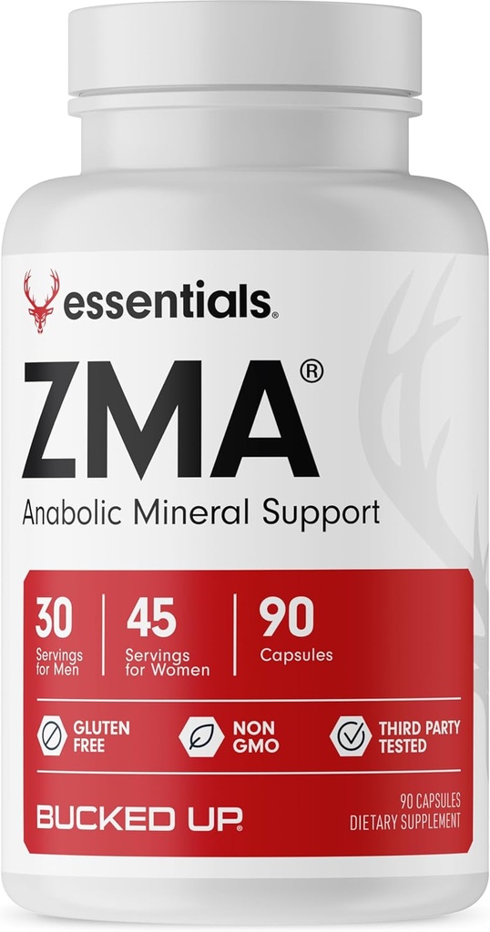 (bucked Up ZMA Capsules, Anabolic Mineral Supports - Bucked Up Basicitys (30-45 services, 90 Capsules) (英语).
