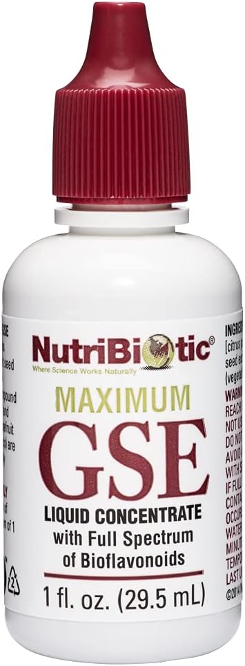 营养生物 — 最大GSE, 1 Oz Liquid → Grapele果籽提取精华 → 生物氟虫酮 → 高潜力, Vegan, Gluten Free & 非GMO