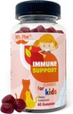 Pen Elderberry Vitamin C Zinc Gummys先生 给孩子的 \ 60 计算 \ 2 个月供应 + 4 年, 免疫 支持 Gummys, 低糖, 非转基因生物, Vegan, Gluten Free, Pectin Chews