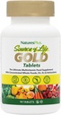 NaturesPlus 生命金多维明的来源 - 90块片 - 配有维生素D3,B12 & K2 - 血液,骨骼和免疫支持 - 蔬菜和胶质自由 - 30种服务