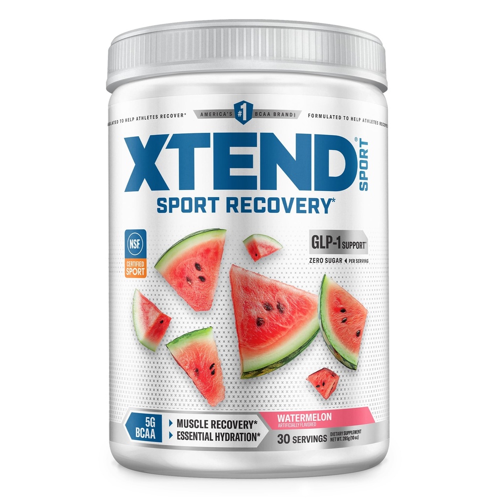 Xtend Sport BCAA 西瓜粉 - 用氨基酸回收和水化的电解粉 - 30种