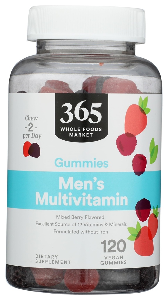 365 by Whole Foods Market Men's Multivitamin Gummy, 120 CT