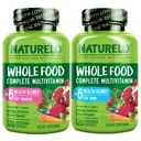 NATURELO Whole Food Multivitamin for Women - 120 Capsules and Whole Food Multivitamin for Men - 120 Capsules Bundle