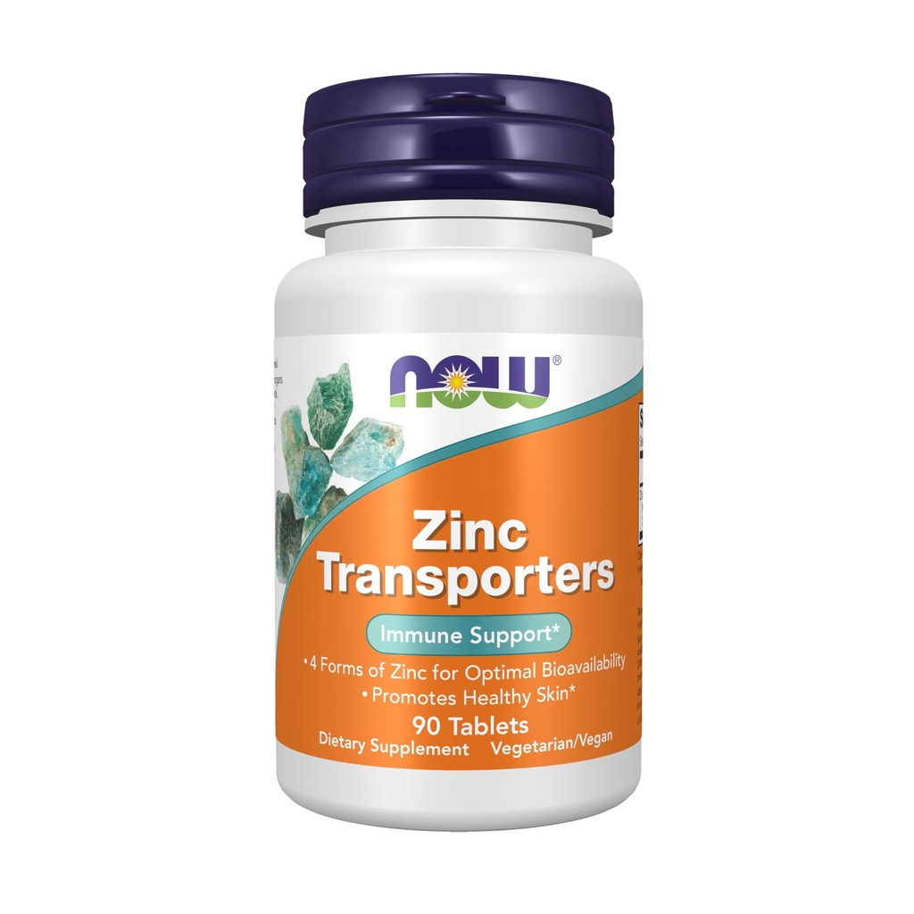 Now Supplements, Zinc Transporter, 90 Tablets, Vegan, Immune Support