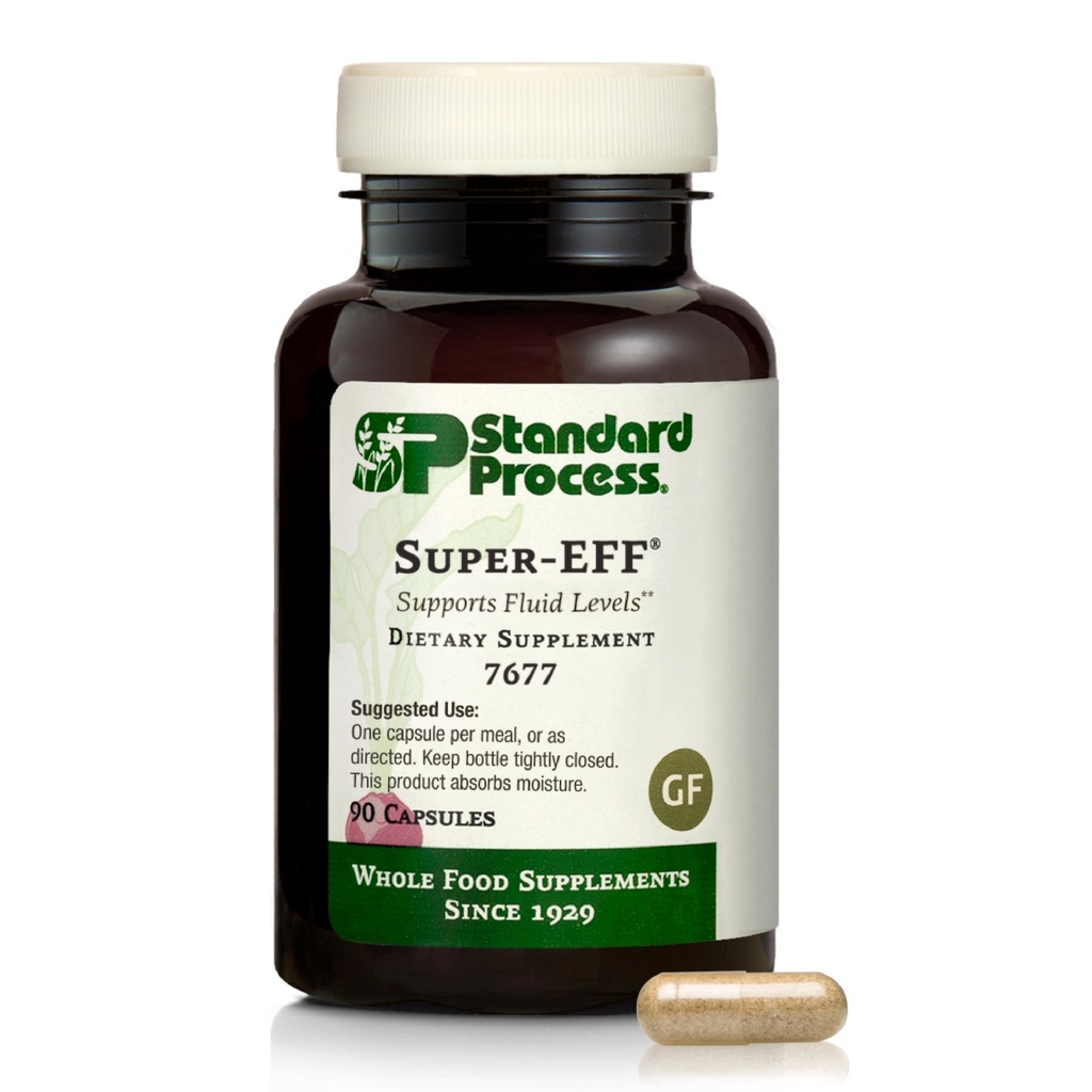 标准工艺公司 Super-EFF - Flaxseed Oil and Spanish Moss - 90 Capsules - 全食品能源公司
