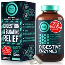 Complete Digestive Enzymes for Women & Men - 800mg Vegan Digestive Enzymes and Probiotics Prebiotics - Bloating Support, Gut Health & Digestion Supplement with Artichoke, Ginger, Papaya - 180 Capsules