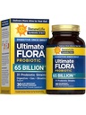 Renew Life Digestive Ultimate Flora Probiotics 65,000,000,000 CFU Delayed Release Vegan Capsules | Once Daily | Digestive Health | Immune Health | Dairy Free | 30 Count