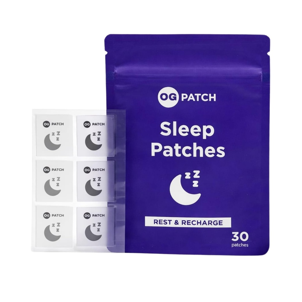 Sleep Transdermal Patches – Rest & Recharge Nighttime Wellness – Relaxation & Bedtime Routine Support (30 Count)