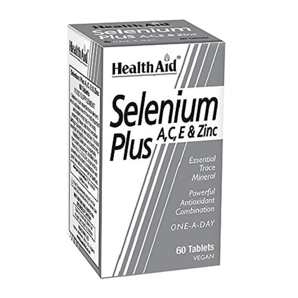 Health Aid Selenium Plus (Vitamins A, C, E & Zinc) 60 Tablets
