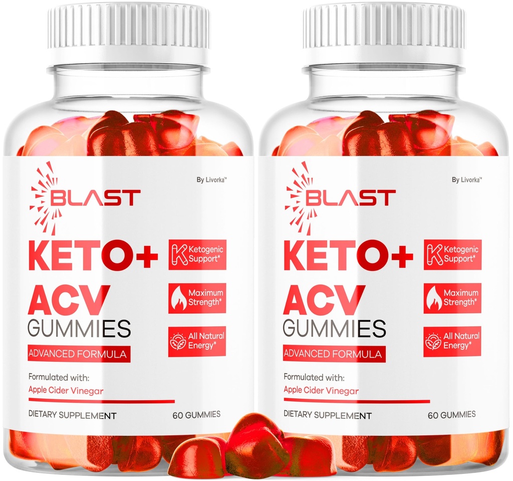 (2 Pack) Blast Keto ACV Gummys - Official Blast Keto ACV 高级精品 1050MG 维生素 Gummys, Blast Keto All Natural Apple Cider Vinegar Formula, BlastKeto ACV Review, 120 Gummys 2个月时间
