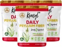 Konsyl Daily Psyllium Fiber, 3 Pack, 360g Gusset Bag, Gluten Free, 非转基因生物, Keto Friendly, 不受欢迎, 易混合纤维