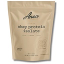 Anea Protein Powder, Whey Isolate Protein Powder, Whey Isolate, 5.8g BCAAs, RBST Free, Gluten Free, Soy Free, No Fillers, No Artificial Sweeteners, Vanilla, 26g Per Serving, 20 Servings