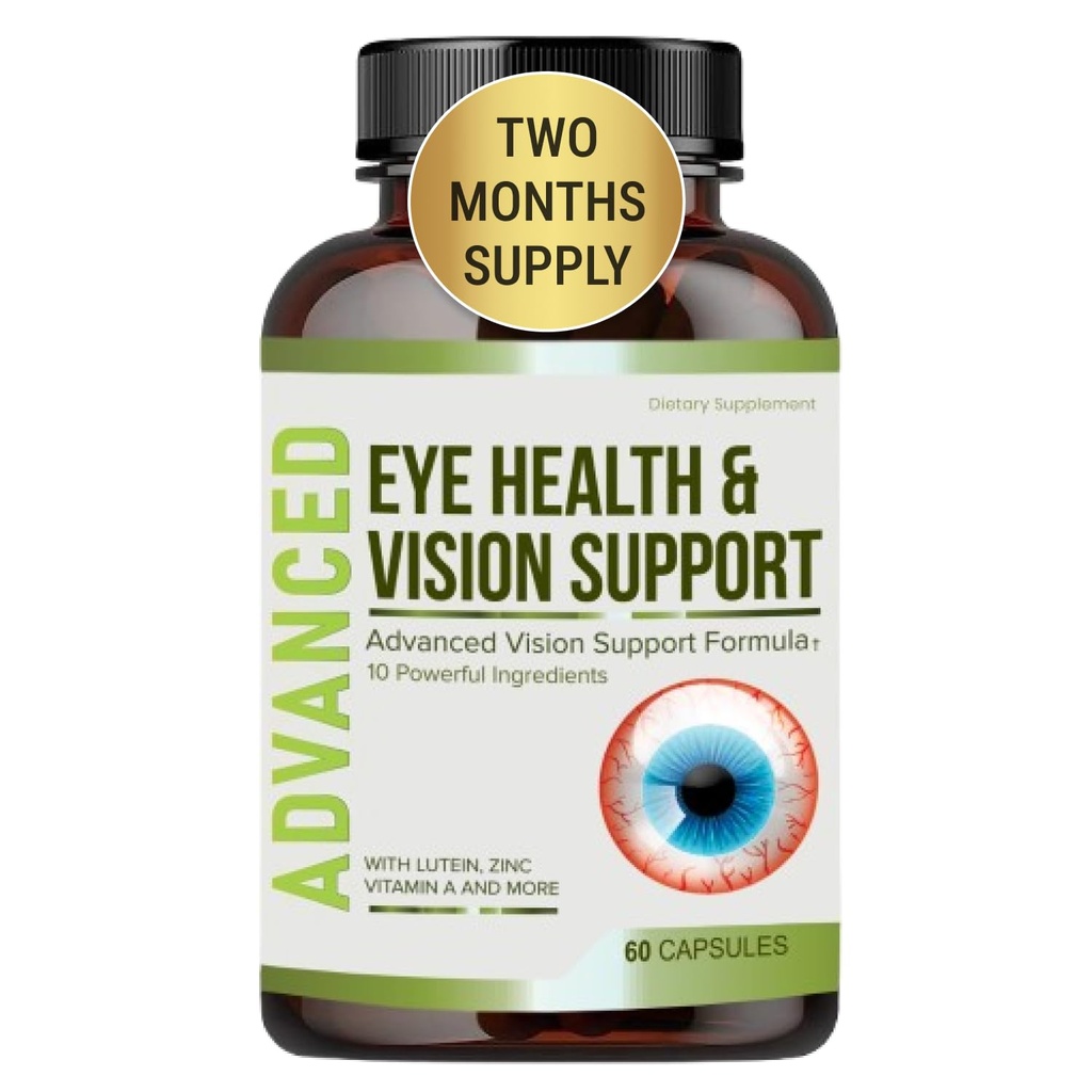 视觉支持 - Blurry Vision的最佳眼维生素. 与Lutein为Macular健康,眼睛视觉,眼睛施特兰和Fatigue为成人提供眼睛补充. 与锌和维生素A一起支持夏普视觉.