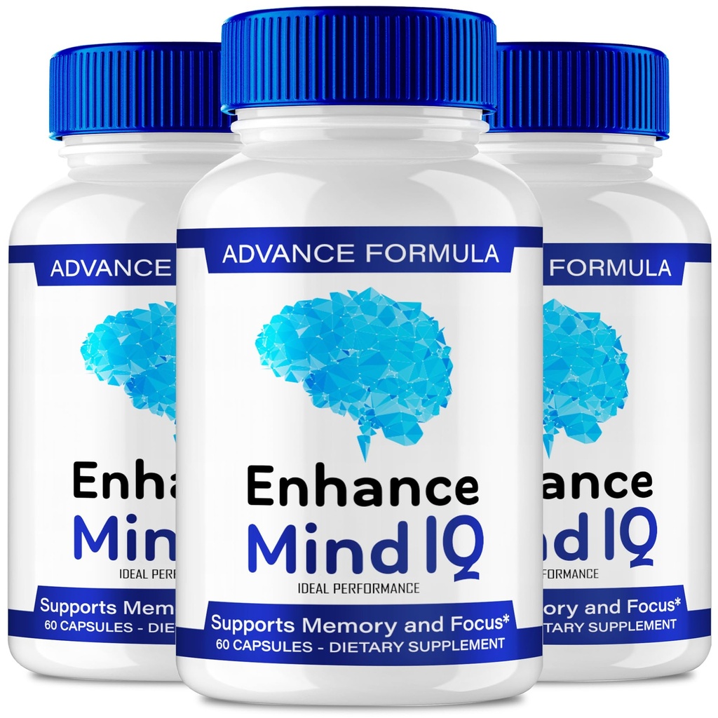 增强Mind IQ Capsules, 大脑健康和记忆支持的官方增强Mind IQ补充 - 最大强度,高级诺诺诺皮克药丸,所有自然增强Mind IQ支持审查(3 Pack)