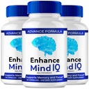 增强Mind IQ Capsules, 大脑健康和记忆支持的官方增强Mind IQ补充 - 最大强度,高级诺诺诺皮克药丸,所有自然增强Mind IQ支持审查(3 Pack)