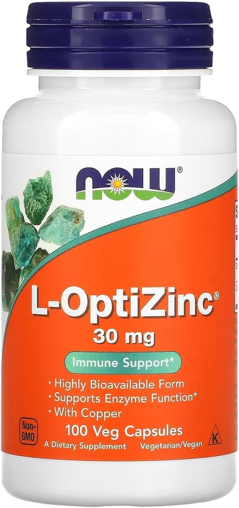 现在的食物:L-Optizinc Immune 支持 30毫克,100 caps(2包)