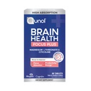 Qunol脑健康重点+,L-Threonate镁和Citicoline,临床测试的提高重点、注意力和生产力的成份,60 Counter (Pack of 1)