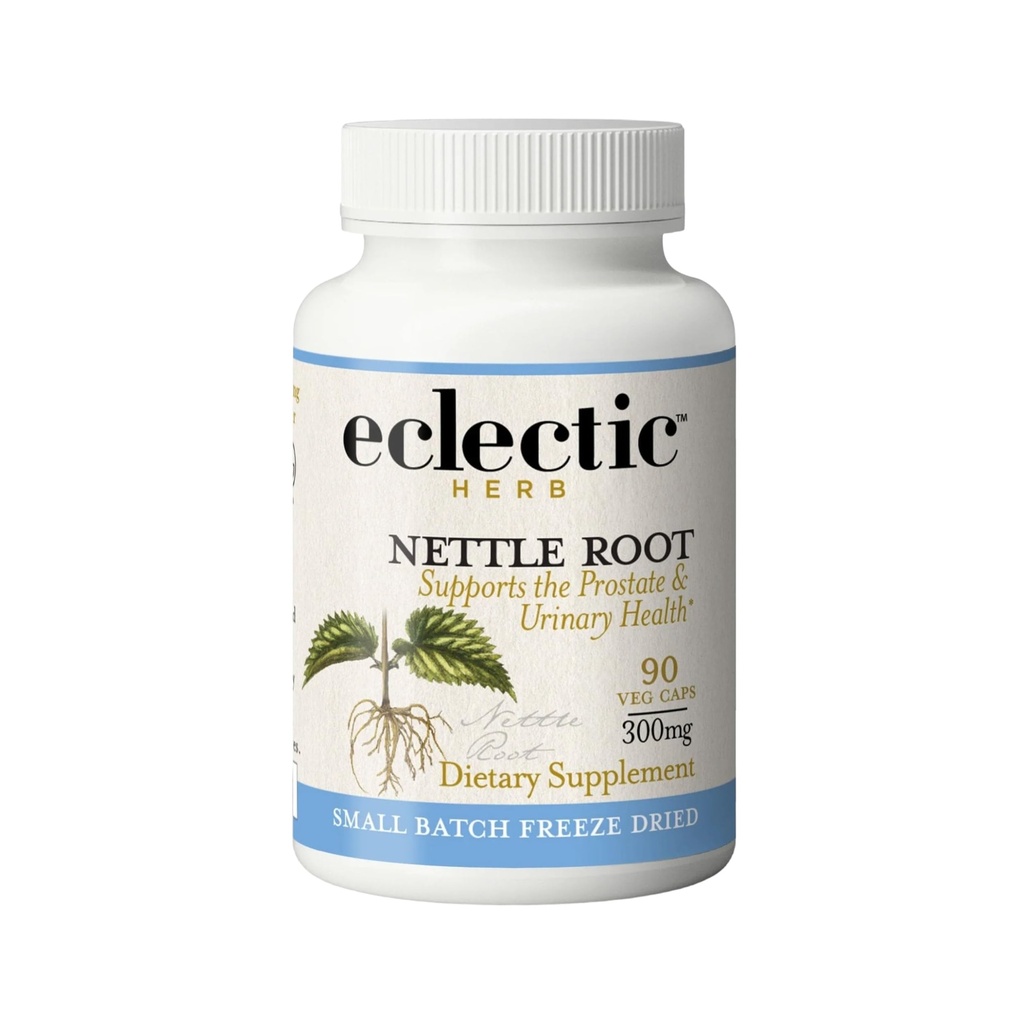 电动草(Nettle Root Capsules QQ) 前列腺、尿道切除术和男性健康支持 QQ Vegan、Non-GMO、Gluten Free、Stream-Dried(90 CT QX 250毫克)