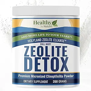 圣Land Zeolite Cleanse - Zeolite Detox Powder(7.05oz 200 gram) - Clinoptilolite 自然激活 - Micronized 0-25 - 女性,男性的全身解毒 - 支持能量,焦点,豁免,古特健康
