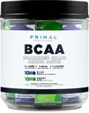 Primal BCAA Varige Pack, 蓝莓 + 大猩猩 绿色苹果 Flavored (20个棒包) - 7G BCAA / service, 分支链氨酸