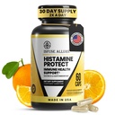 Histamine Premium Histamine Block Supplement - 高级二胺氧化物 DAO酶 食品-强化Histamine 异性反应 - 美国制造 60 Capsules