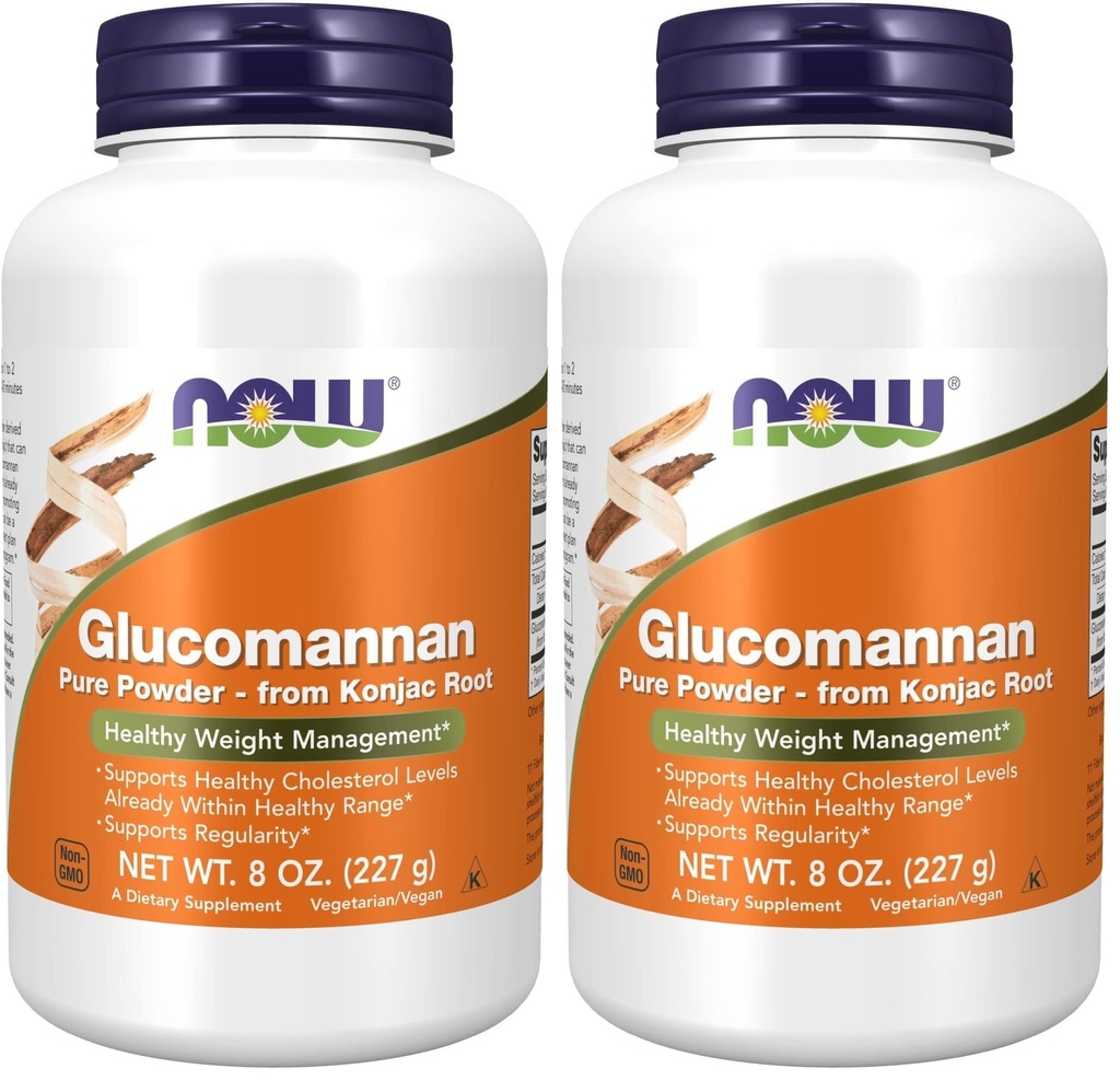 Now Foods Assupports, Glucomannan (Amorphallus konjac) 纯粉, 支持规范性*, 健康重量管理*,8 Ounce, (第2页)