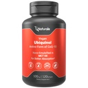 Naturalis Ubiquinol 100mg 活性CoQ-10 乳化于MCT Oil 中,用于更好的吸收 QQ 无胶、非GMO和无豆 QQ心血管健康、抗氧化剂防护和健康皮肤 120 软胶