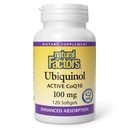 自然因素 Ubiquinol 100 mg - 支持心脏健康和自然生命力 - 抗氧化剂支持补充剂,具有高级吸收力 - 氟香籽油能源支持 - 120 Softgels (120 services)