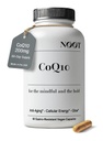 NOOT CoQ10 200mg - 高吸附-Coenzyme-Q10,用于心脏和认知健康及免疫支持的抗氧化剂,能源生产,Ubiquinone,Vegan,Coq 10补编,Nootropic,60 Capsules