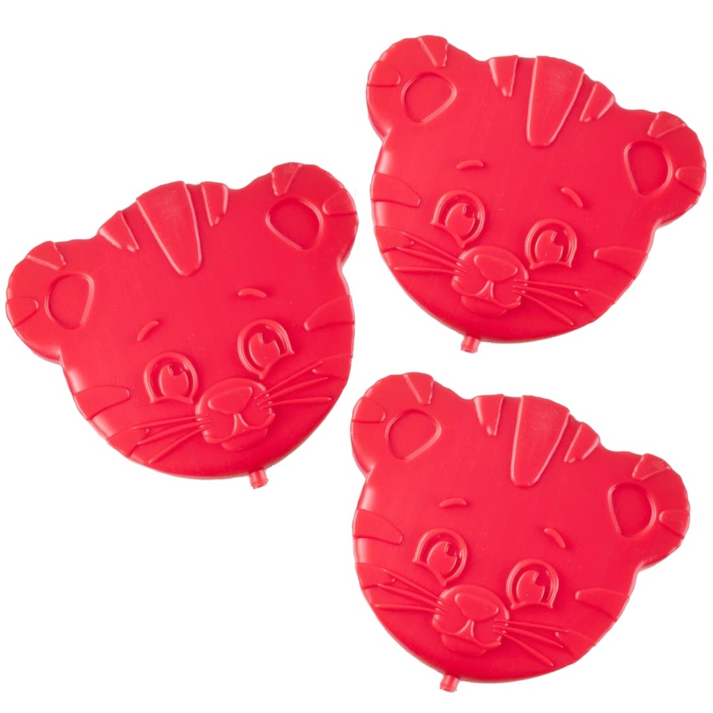 Daniel Tiger Kids Hard Ice Packs (3 PK) - Slim轻量级可重复使用的冷却冷却器 Packs - Long-Lasting Chillers Keep Free Free for Hours - 耐久的漏液-Proof for back to School - BPA 免费,食品安全