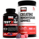 强制因子性能包:测试X180 Max T-Booster(60 混合莓果) & Creatine 单水合物5g(150 西瓜果)