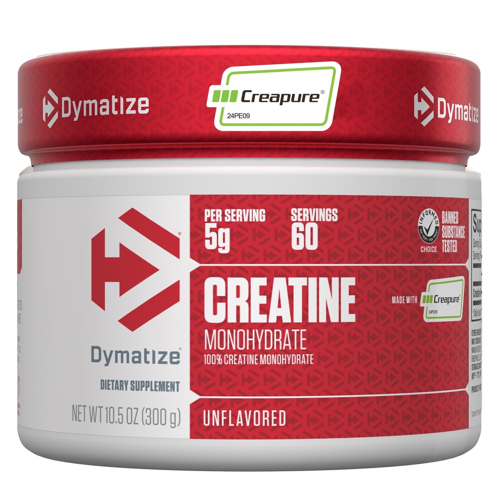 配有CREAPURE(德国生产)、每服5克、60名服务(300克)、男女配有CREATINE、Gluten Free