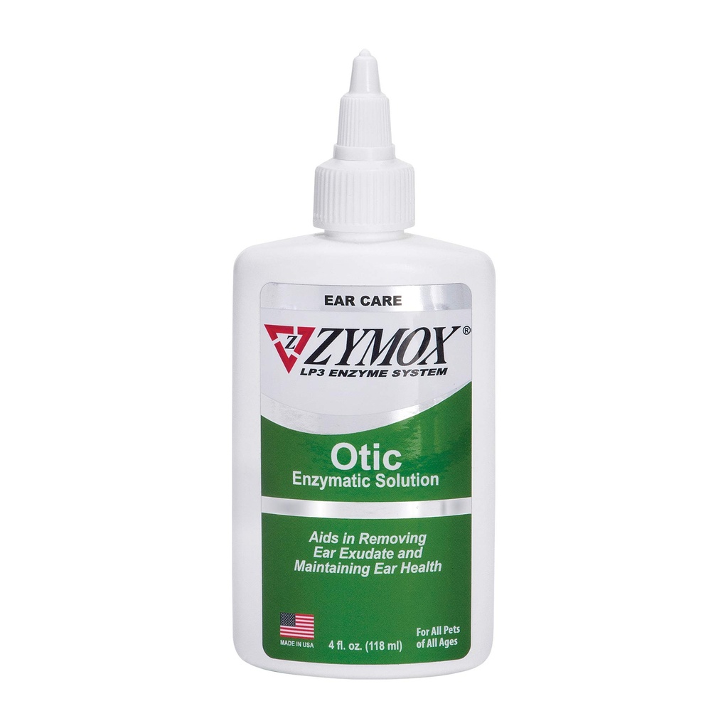 宠物 King Brands Zymox 狗和猫的氧化酶溶液给无水溶液的耳感染者,4oz