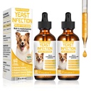 对狗的急性感染治疗、狗耳感染治疗、Itchy Ear、Skin&Alergy症状、救济-减少炎症和免疫刺激、多维坦抗生素补充药