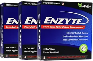 (原始内容存档于2018-10-21). Enzyte ®, Vianda Male Information Health Supplement for Blood Flow, Stamina, and Quality, with Asian Ginseng, Ginkgo Biloba, Grape Seed, Horny Goat Weed, Muira Puama - 30 Capsules (3 Pack) (中文).