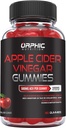 ORPHIC 营养 苹果苹果 苹果 Vider Vinegar Gummys - 1000mg - ACV 重量损失 Gummys - 支持文摘,解毒和清洁 - VIT B12, Beetroot - Gomitas de Vinagre de Manzana(60 pcs)