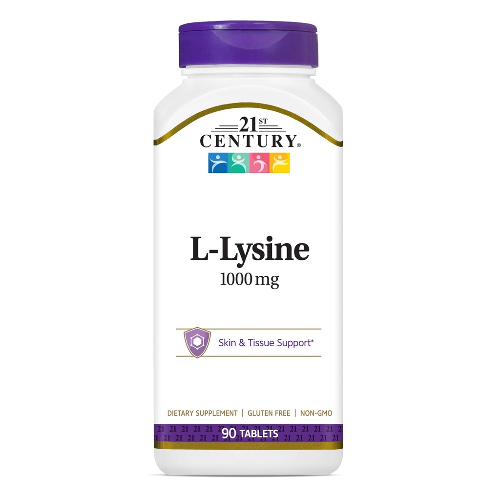 21世纪保健 L-Lysine 1 000毫克,90个计数片